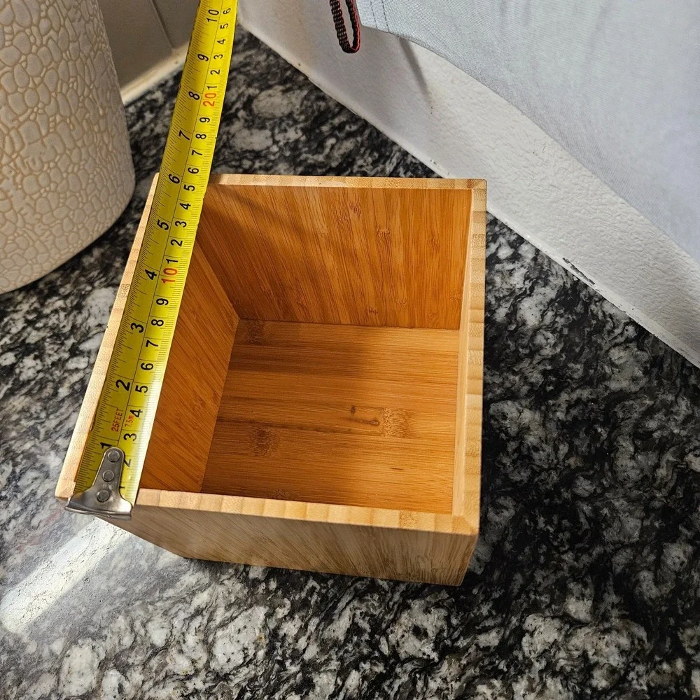 Teleflora Wooden Bamboo Storage Square Box‎